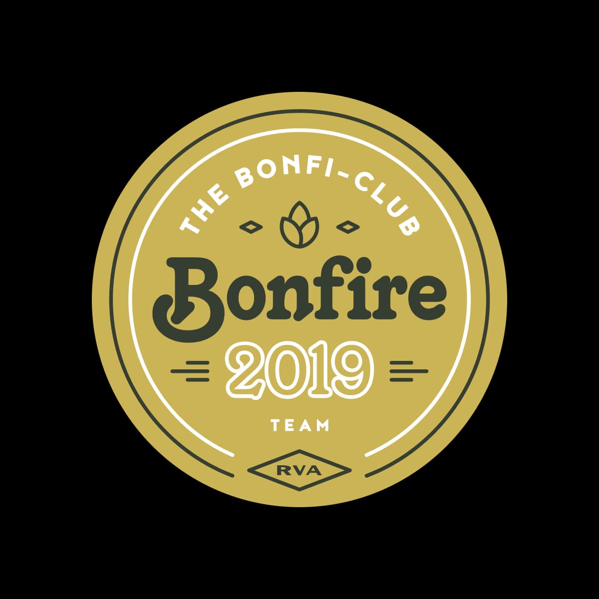 Bonfire Club 2019 gold badge